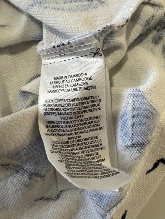 Polo Ralph Lauren Boys Sz 8 White Blue Sailboat Print Polo Shirt Nautical Preppy - Picture 4 of 7